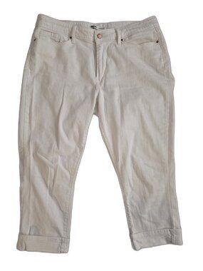 Levi's Signature Gold White Capri Jeans 16